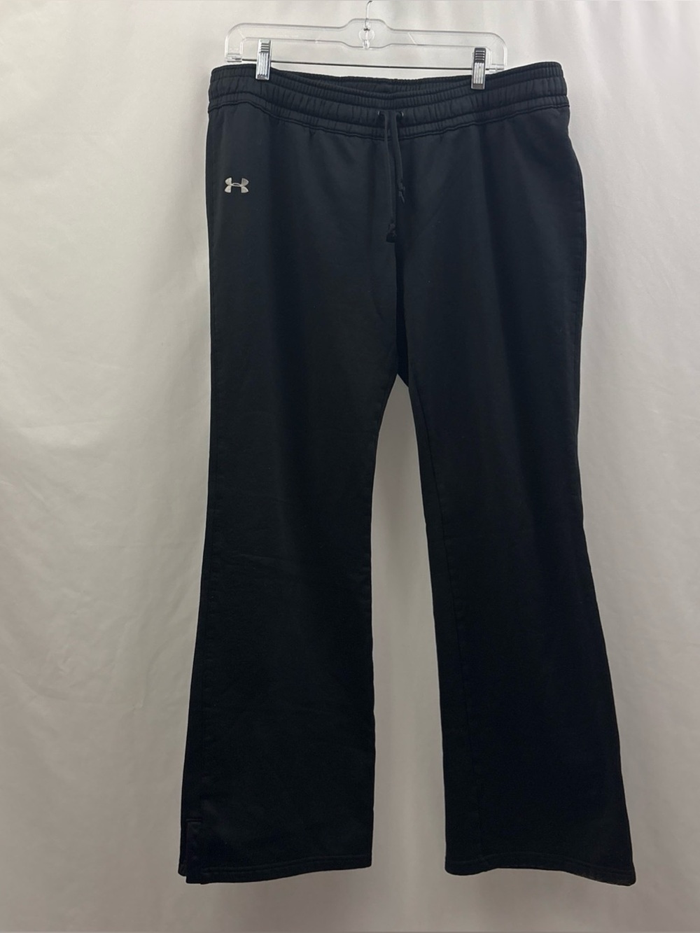 Under Armour Pants Mens XL Black Fleece Sweatpants Athletic Warm Up Gym Baggy - Picture 1 of 9